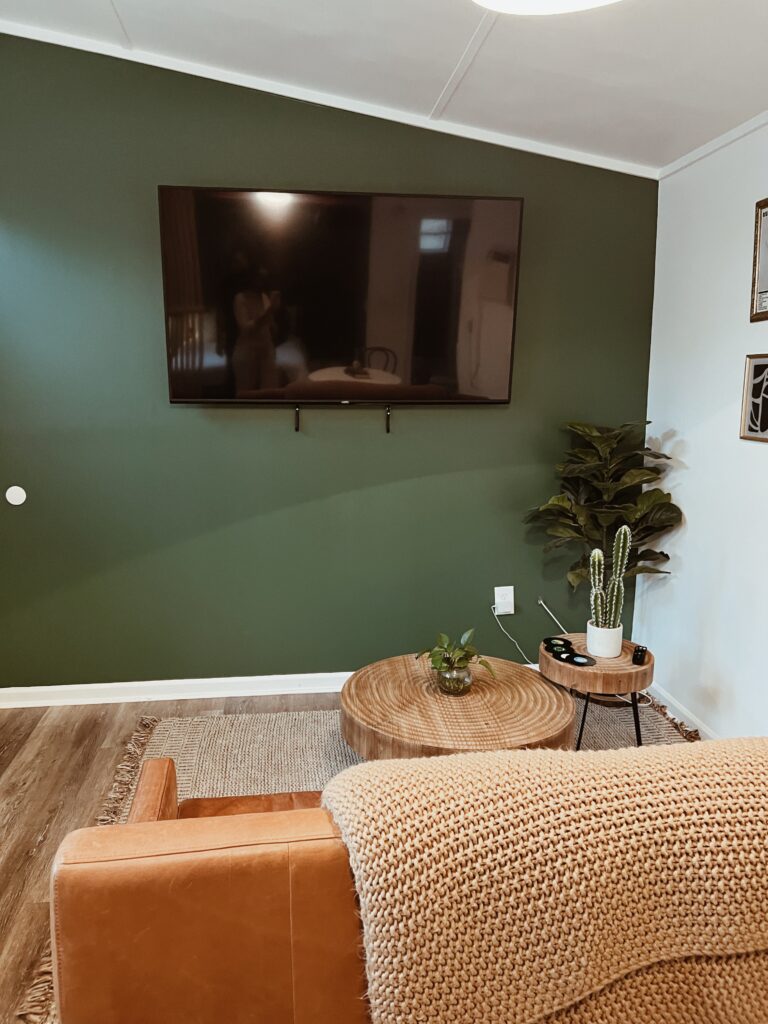 Living room with tv