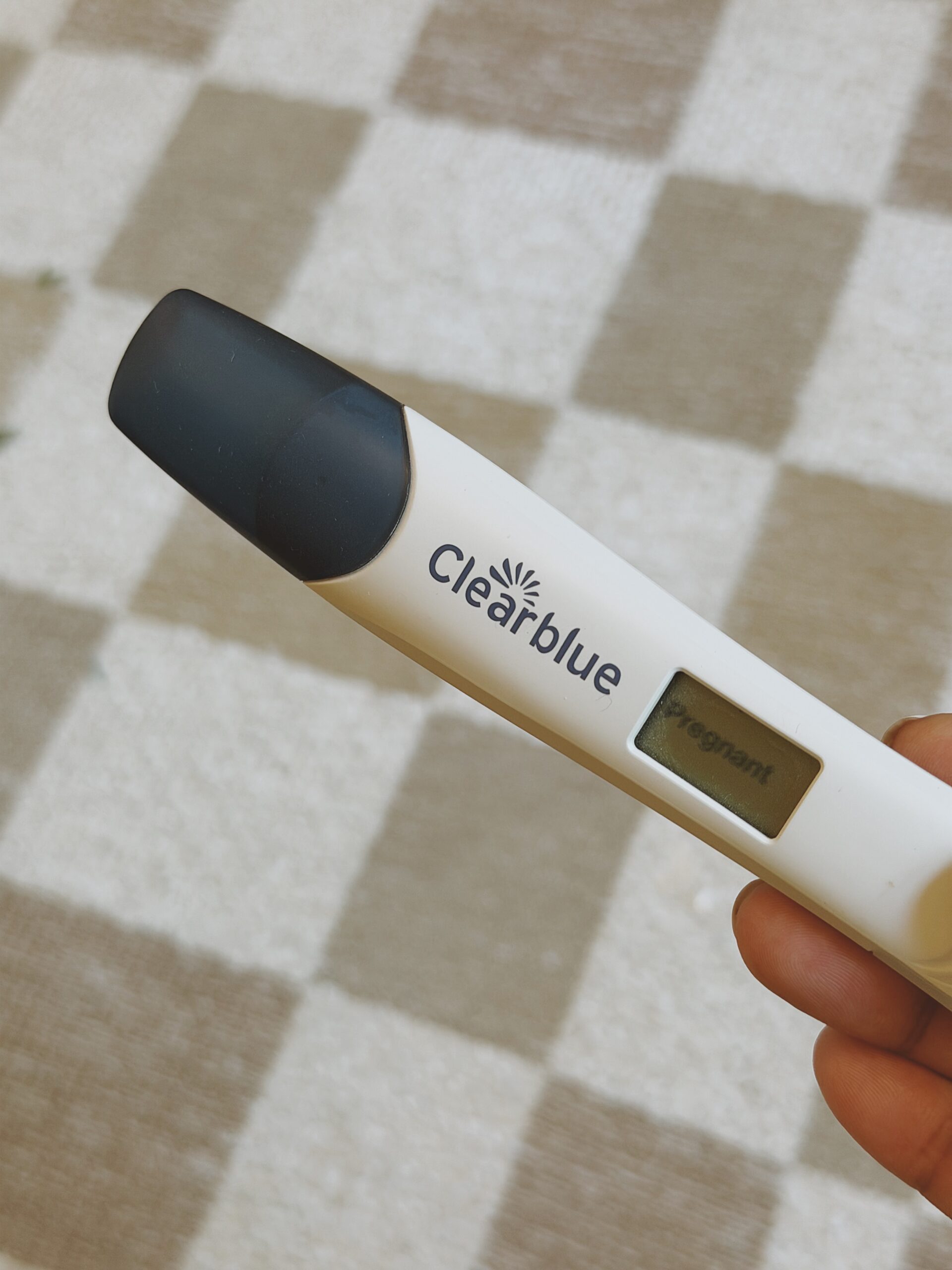 Pregnancy test, clearblue