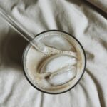 homemade iced chai latte at home
