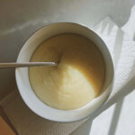 South African Soft Porridge in a bowl served with butter and sugar
